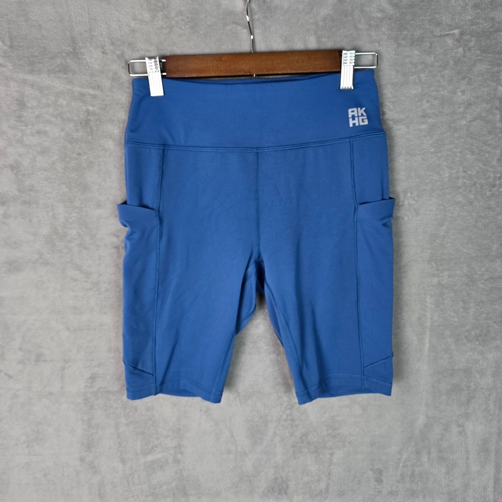 Alaskan‎ Hardgear Duluth Trading Co Blue Biker Shorts XS High Rise Pockets